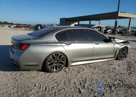 2021 BMW 740 I из США, поврежденный, VIN WBA7T2C08MCG07068